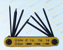 8PCS SCREWDRIVERS FOLD UP SET