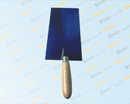 BRICKLAYING TROWEL, WOODEN HANDLE