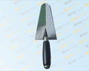 BRICKLAYING TROWEL, WOODEN HANDLE