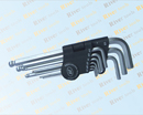 9PCS BALL POINT HEX KEY SET